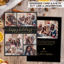 書道コラージュエレガントクリスマスハッピー