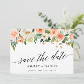 書道サンゴフローラ日付カードを保存 セーブザデート (スタンド正面)