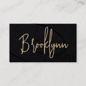 書道シグネチャープロフェッショナルヘアスタジオ 名刺 (正面)