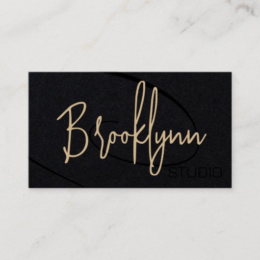 書道シグネチャープロフェッショナルヘアスタジオ 名刺 (正面)