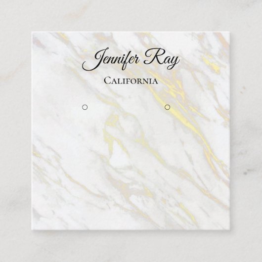 書道シンプル用の表示カード スクエア名刺 (正面)