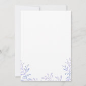 書道シーシェル&ワカメビーチ結婚式 招待状 (裏面)