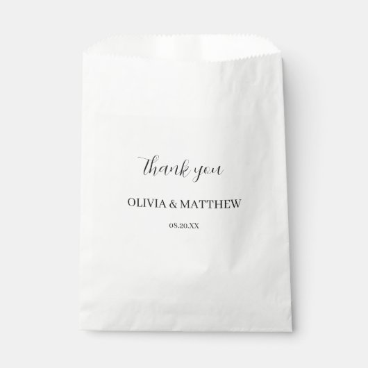 書道スクリプトありがとうござ結婚う フェイバーバッグ (正面)