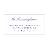 書道スクリプトファミリ名差出人住所 セルフインキングスタンプ (デザイン)