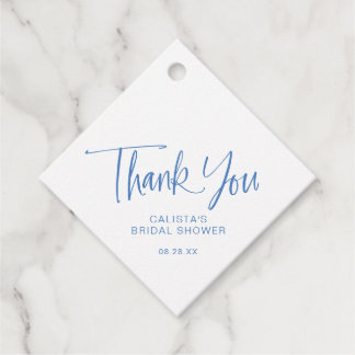 書道スクリプトブライダルシャワーありがとう フェイバータグ