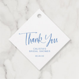 書道スクリプトブライダルシャワーありがとう フェイバータグ