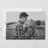 書道スクリプト写真の保存日付 セーブザデート (正面)