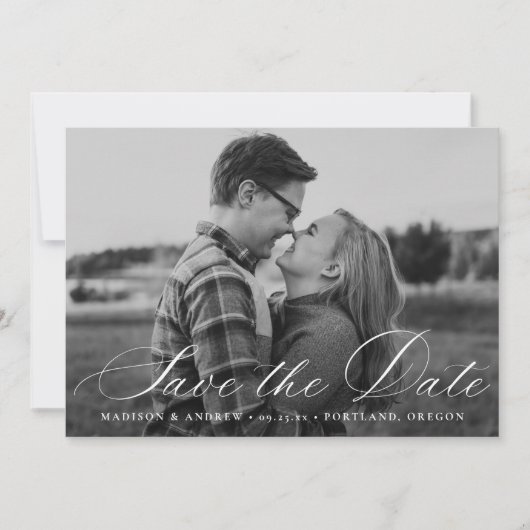 書道スクリプト写真の保存日付 セーブザデート (正面)