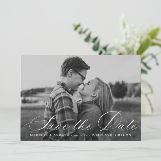 書道スクリプト写真の保存日付 セーブザデート (スタンド正面)