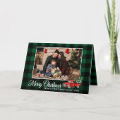 書道スクリプト写真グリーンプライド赤トラック シーズンカード (正面)