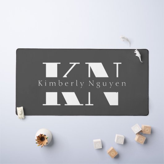 書道スクリプト名 デスクマット (キッズテーブル)