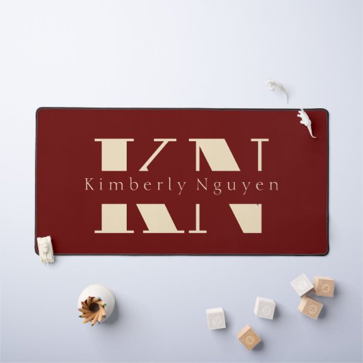 書道スクリプト名 デスクマット (キッズテーブル)