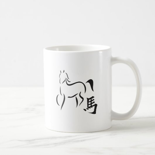 書道スケッチ コーヒーマグカップ (右)