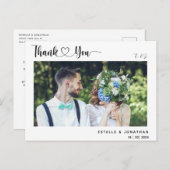 書道スタイリッシュサンキューカード シーズンポストカード (正面/裏面)