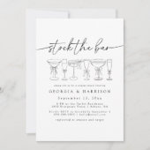 書道ストックバーシャワー招待状 招待状 (正面)