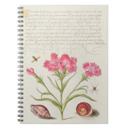 書道スパイダーサンタフラワーパブリックドメインボタ ノートブック