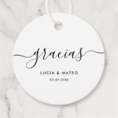 書道スペインの感謝結婚の種 フェイバータグ (正面)