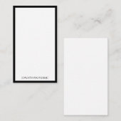 書道タイプ白黒垂直テンプレート ノートカード (正面/裏面)