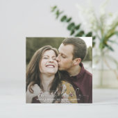 書道タイポグラフィスクエア2写真結婚ズ セーブザデート (スタンド正面)