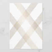 書道タイポグラフィモノグラム金ゴールド結婚デコ 招待状 (裏面)