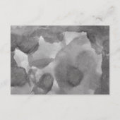 書道タイポグラフィ結婚のホリズのお願い。 エンクロージャーカード (裏面)