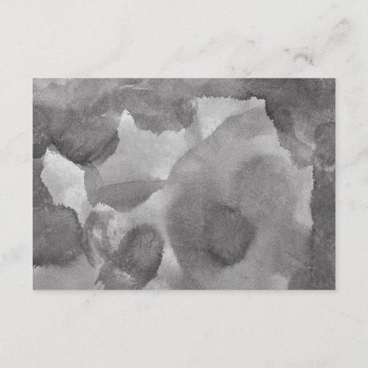 書道タイポグラフィ結婚のホリズのお願い。 エンクロージャーカード (裏面)