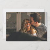 書道タイポグラフィ2 Photo Save the Date 招待状 (裏面)