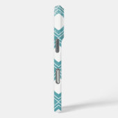 書道ティール(緑がかった色)任意の色パーソナライズされたiPhone Case-Mate iPhoneケース (裏面 / 右)