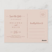 書道テラコッタ水平保存日 ポストカード (裏面)