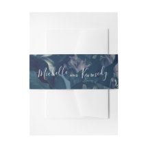 書道ネイビーアンティーク結婚ブーケ