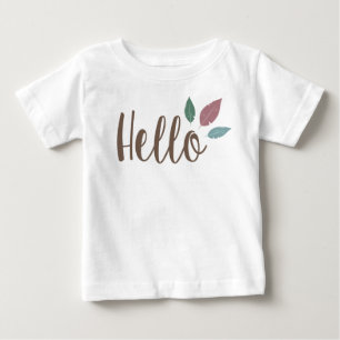 書道ハローボホの羽 ベビーTシャツ