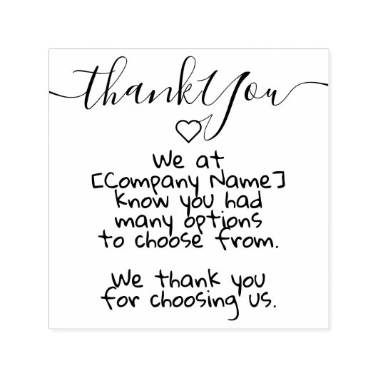 書道ハンドレタリングありがとう文字ラベル セルフインキングスタンプ (デザイン)