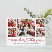 書道ハートもっと応援今年5フォトレッド シーズンカード (スタンド正面)