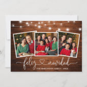 書道ハートウッドライトフェリーズNavidad シーズンカード (正面)