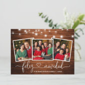 書道ハートウッドライトフェリーズNavidad シーズンカード (スタンド正面)