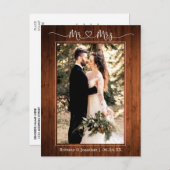 書道ハートウッド結婚さん ポストカード (正面/裏面)