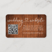書道ハートウッド結婚ズWebサイトQR エンクロージャーカード (正面)