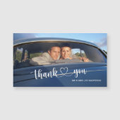 書道ハートス結婚クリプトの写真ありがとう (正面)