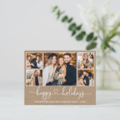 書道ハートハッピーホリデーズクラフト5写真 ポストカード (スタンド正面)