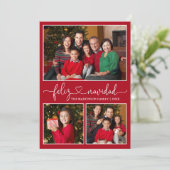 書道ハートフェリズNavidad Red 3写真 シーズンカード (スタンド正面)