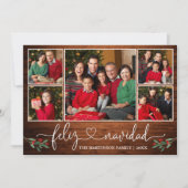 書道ハートホリーウッドフェリズナビダッド シーズンカード (正面)