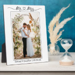 書道ハートミセス結婚の写真 フォトプラーク<br><div class="desc">ミニマモダンリストシンプルハート書記脚本ミセス・ミセス・フォトプラーク結婚・新郎新婦</div>