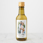 書道ハートミセス結婚ズミニ ワインラベル (正面)