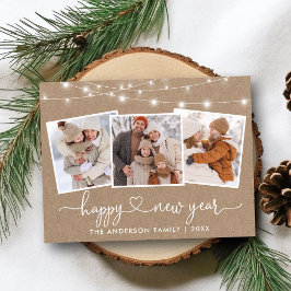 書道ハートライトクラフト新年3枚の写真 ポストカード