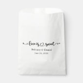 書道ハート愛は甘結婚いキャンディ フェイバーバッグ (正面)