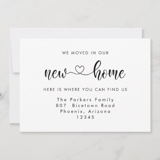 書道ハート新しいホーム引越し案内 (正面)