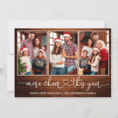 書道ハート木材もっと応援3写真 シーズンカード (正面)