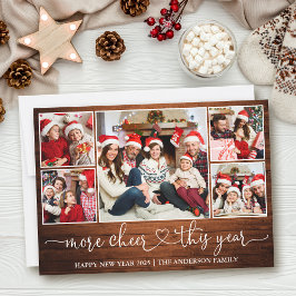 書道ハート木材もっと応援5写真 シーズンカード