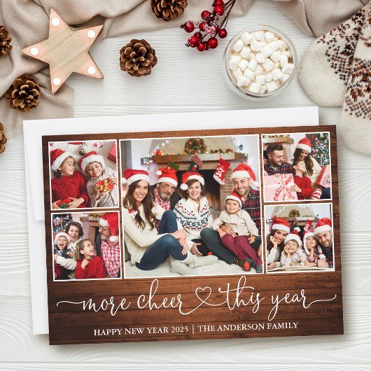 書道ハート木材もっと応援5写真 シーズンカード