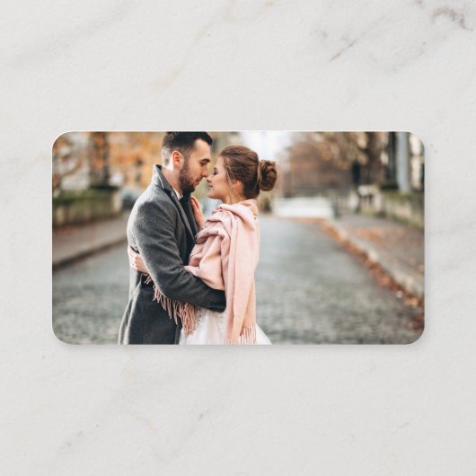 書道ハート結婚のくもの巣QR写真ほこりっぽいバラ エンクロージャーカード (裏面)